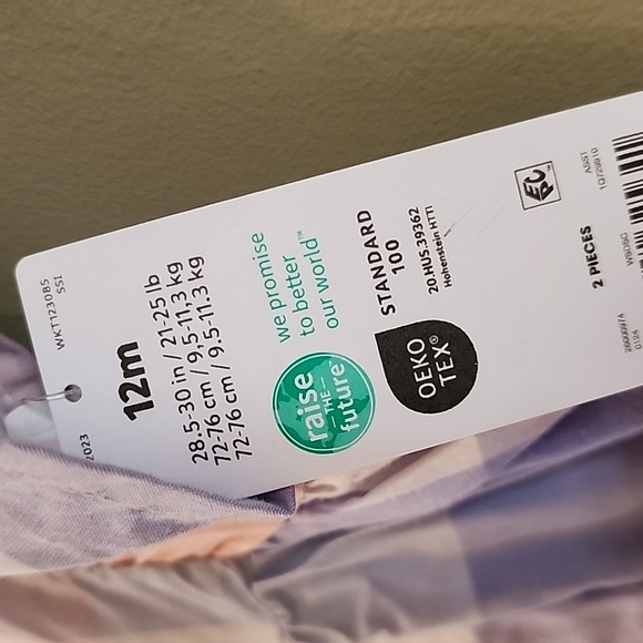 Carter's Child of Mine Baby Girl Dress, 2-Piece Set, 12 months - Picture 6 of 14